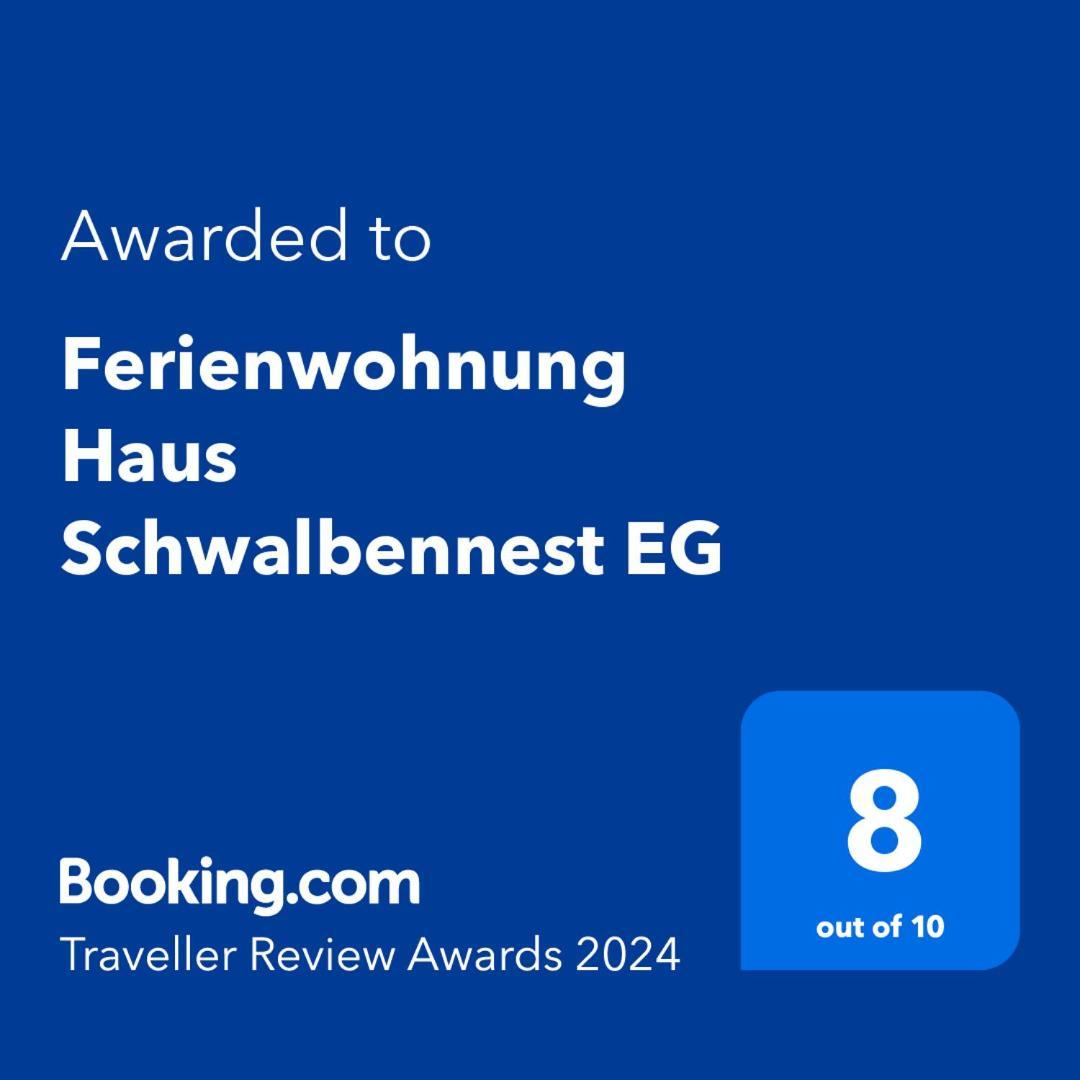 Ferienwohnung Haus Schwalbennest Eg ディツム エクステリア 写真