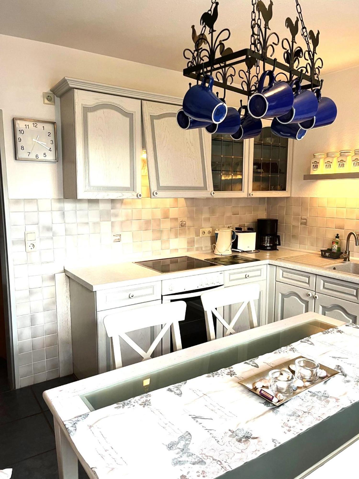 Ferienwohnung Haus Schwalbennest Eg ディツム エクステリア 写真